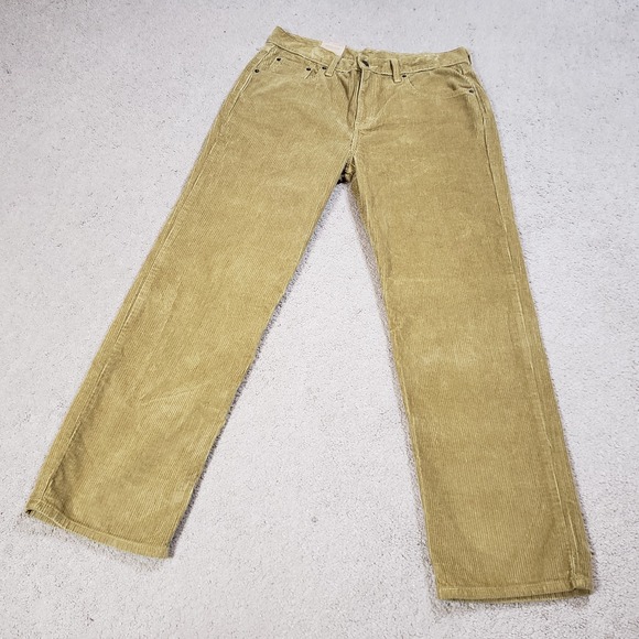 Levis Corduroy Pants Men's 31x30* Golden Brown Mid Rise Relaxed Straight Low Pro - Picture 2 of 8